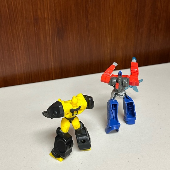 Transformers Robots In Disguise Optimus Prime and BlumbleBee action Figures - Picture 3 of 3